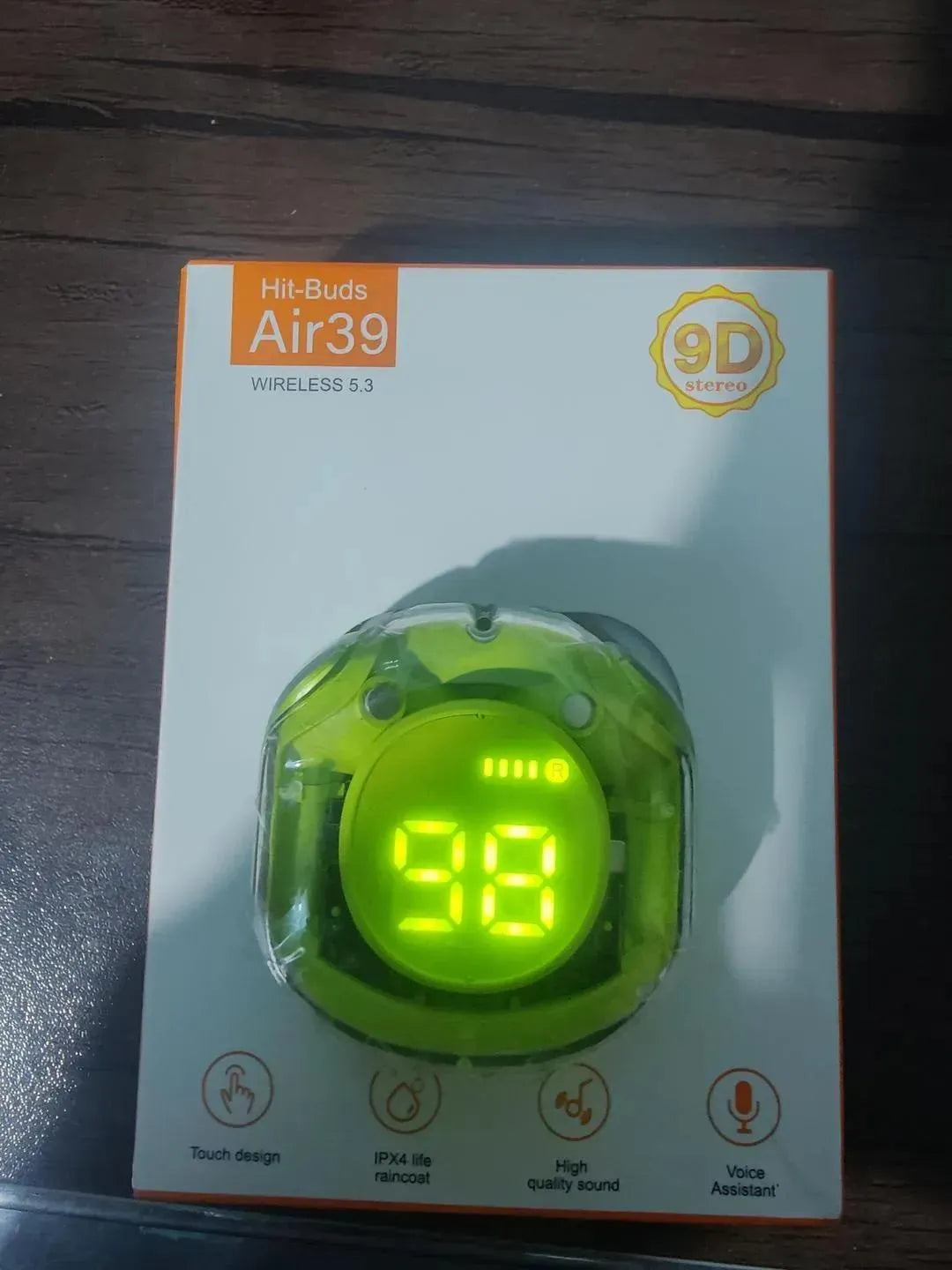 Black ABS Plastic Earbuds for Pakistan Market